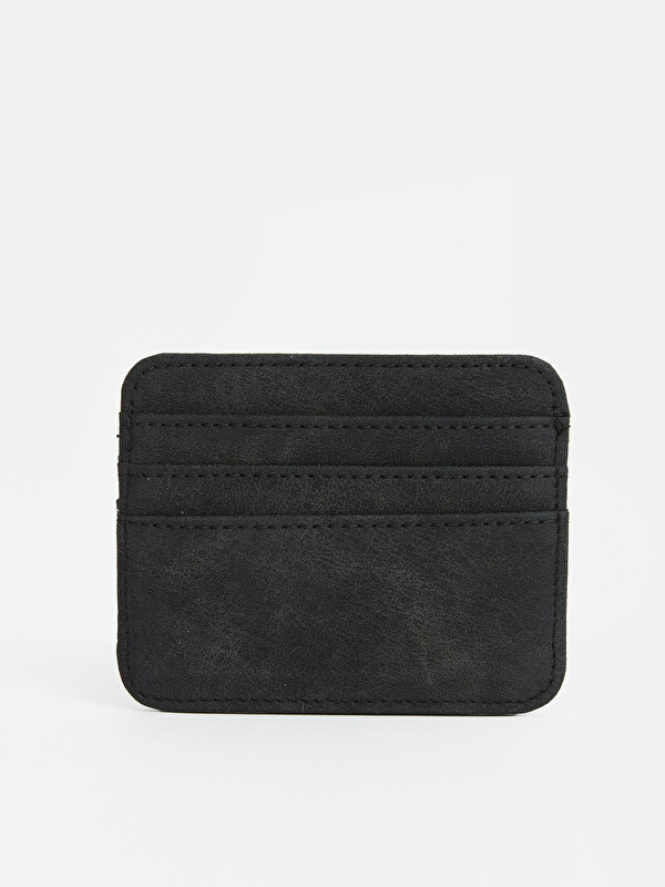 LCW ACCESSORIES Faux Leather Men's Card Holder