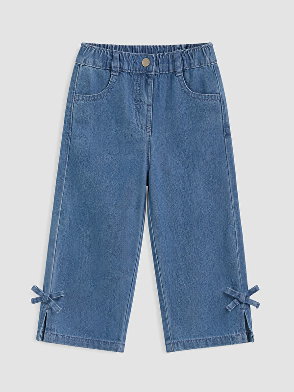 LC WAIKIKI Regular Fit Bow Baby Girls' Jeans