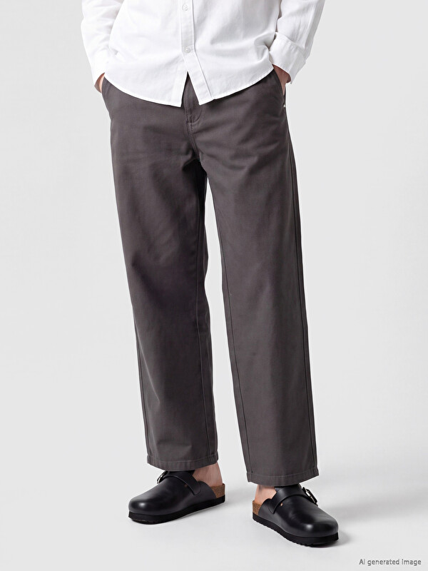 XSIDE Gabardine Relaxed Fit Men's Trousers
