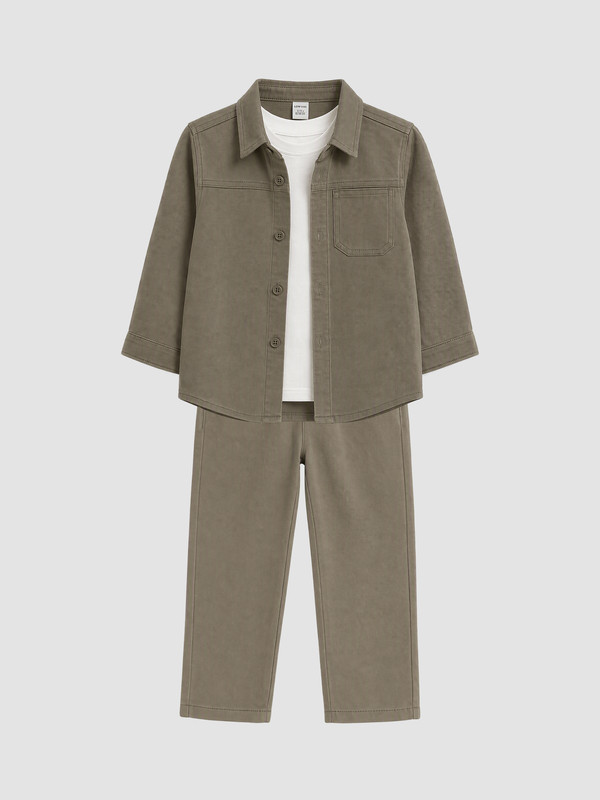 LCW Kids Boy Brown Set