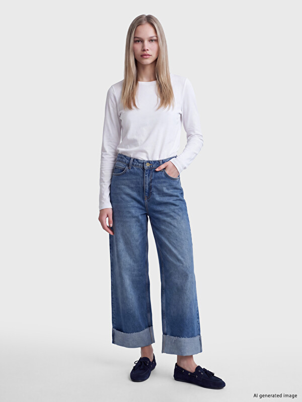 LCW Jeans Женские джинсы широкого кроя