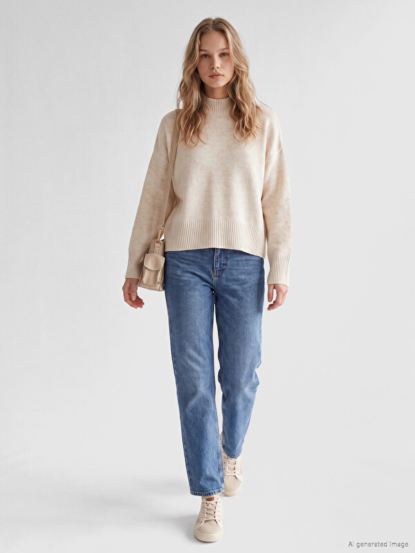 LCW Jeans Xhinse drejt me bel të lartë për gra