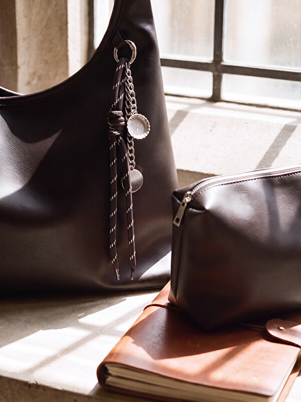 LCW ACCESSORIES Deri Görünümlü Kadın Omuz Çantası