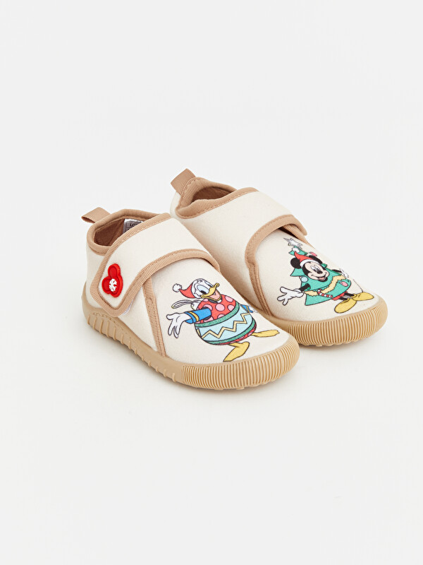 LCW STEPS Детски топли папучи за Момчиња со печатен Minnie Mouse дезен