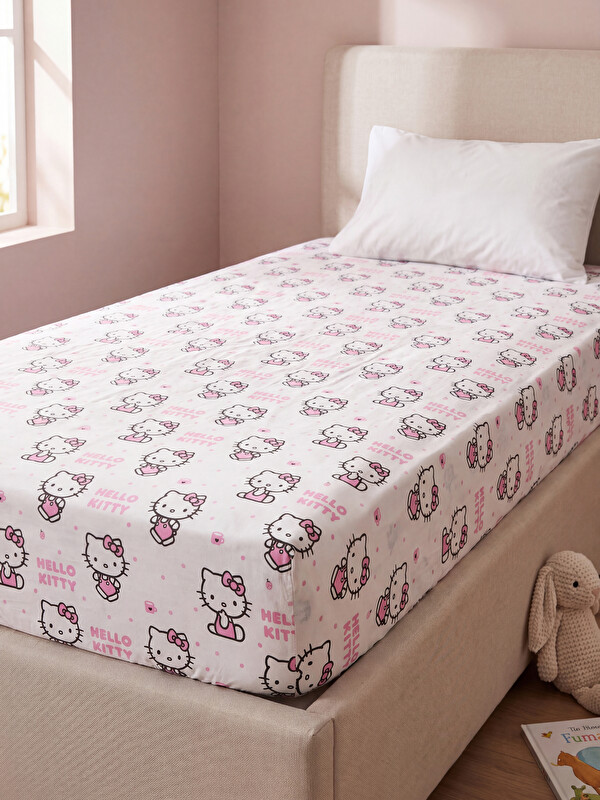 LCW HOME Cearceaf imprimat Hello Kitty pentru o persoană
