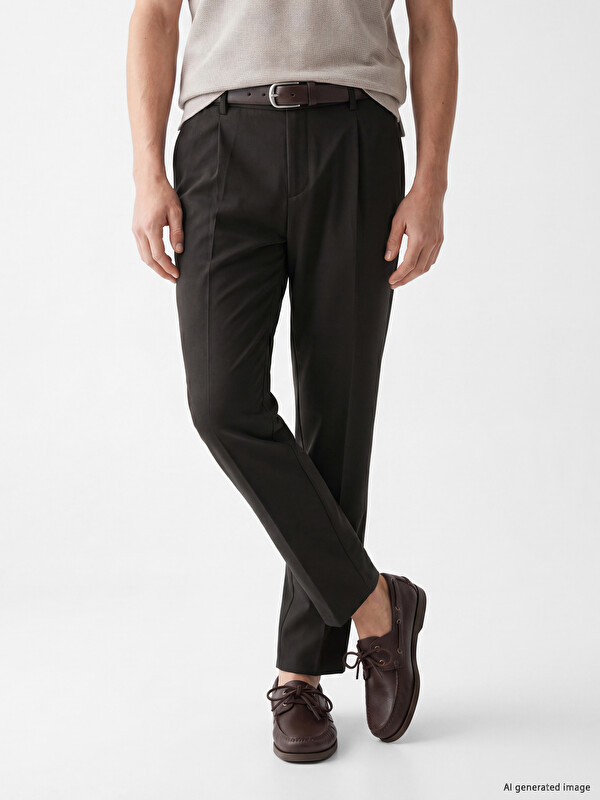 SOUTHBLUE Regular Fit Erkek Pileli Pantolon