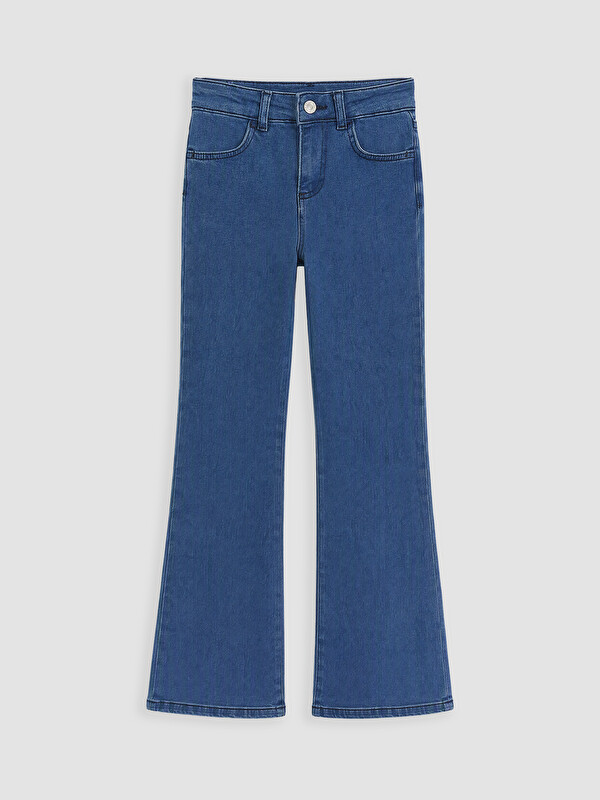 LC WAIKIKI İspanyol Paça Kız Çocuk Jean Pantolon