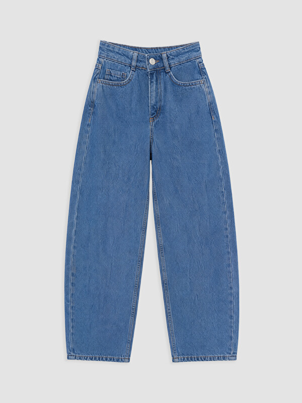LC WAIKIKI Barrel Fit Kız Çocuk Jean Pantolon