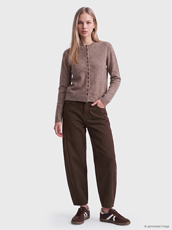 LCW Jeans Pocketed Barrel Jean