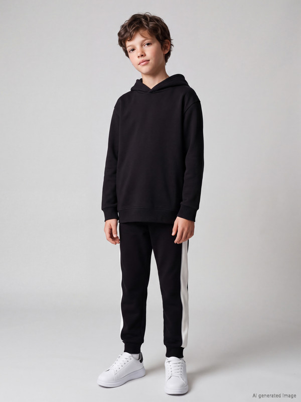 LCW Kids Gestreifte detaillierte Jungen Jogger-Sweatpants