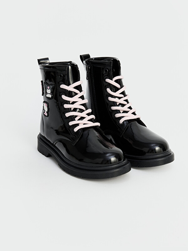 LCW STEPS Laced and Zippered Hello Kitty Licensed Girls' Boot