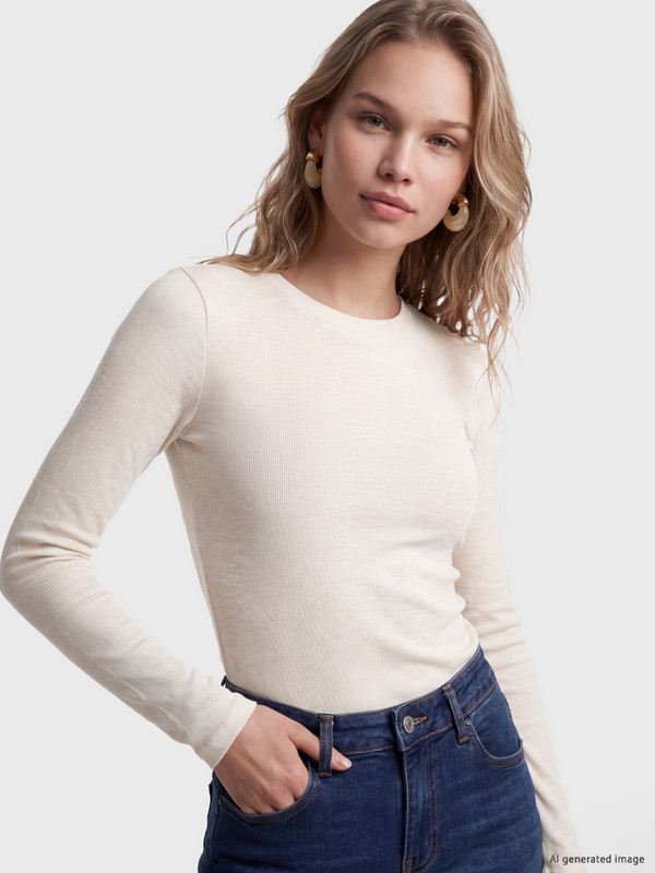LCW Vision Wool Blended Women's Ribbed Body