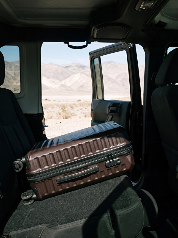 LCW JOY Lock Detailed Medium Size Suitcase