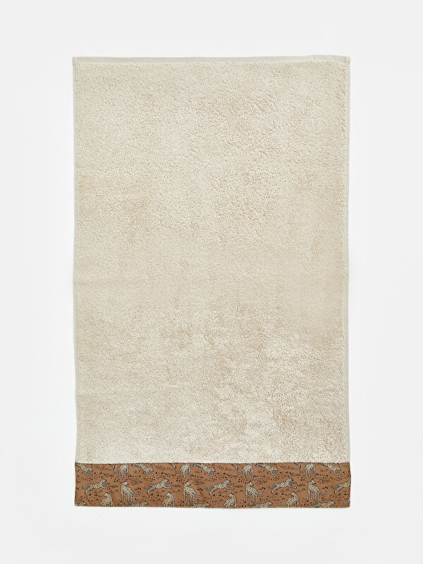 LCW HOME Peshqir dore pambuku me motiv leopardi 50x80 cm