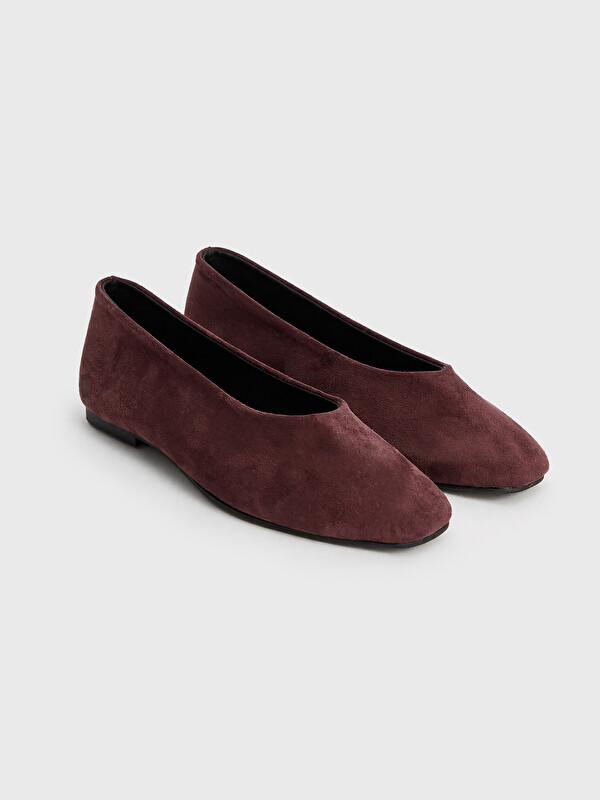 LCW STEPS Faux Suede Women's Ballet Flats