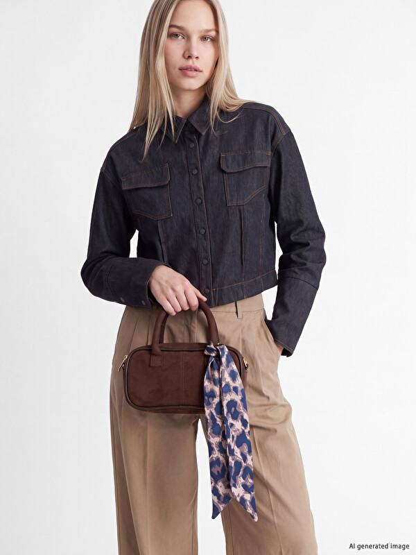 LCW ACCESSORIES Torba za rame od imitacije antilopa za Žene