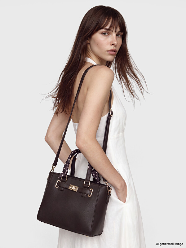 LCW ACCESSORIES ხელოვნური ტყავის ქალის მხრის ჩანთა