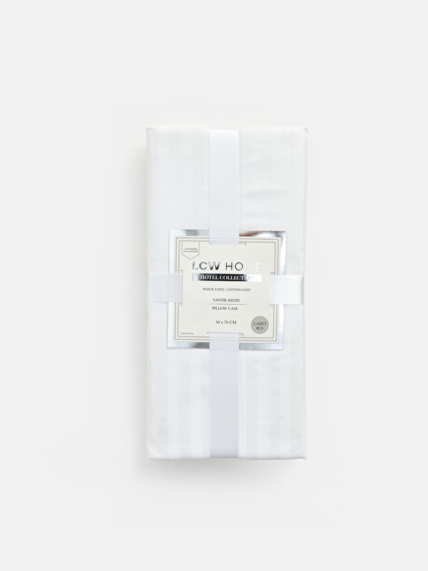 LCW HOME Striped Cotton Sateen Pillowcase 2 Pack 50x70 cm