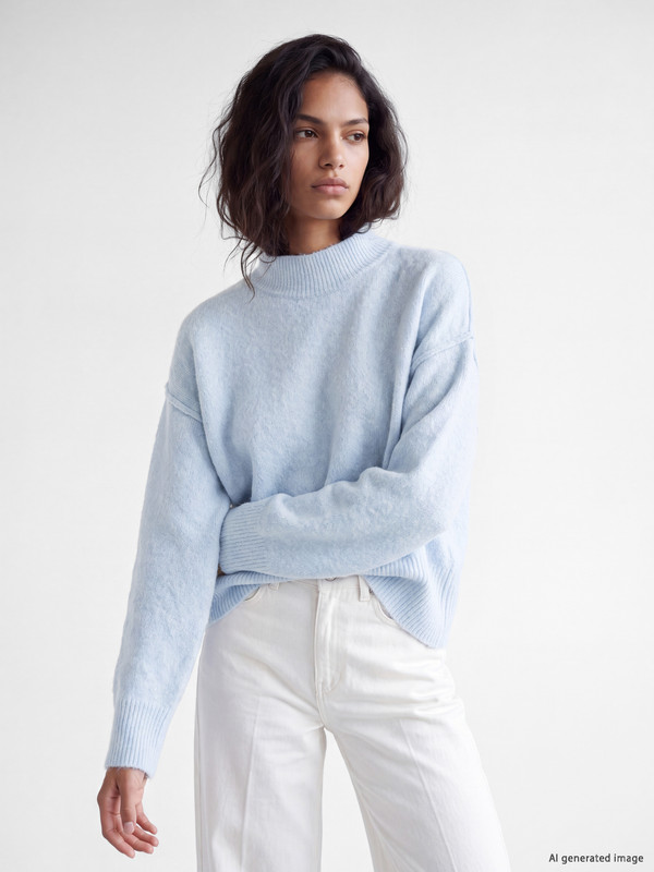 XSIDE Mock Turtleneck Women's Knitwear Sweater