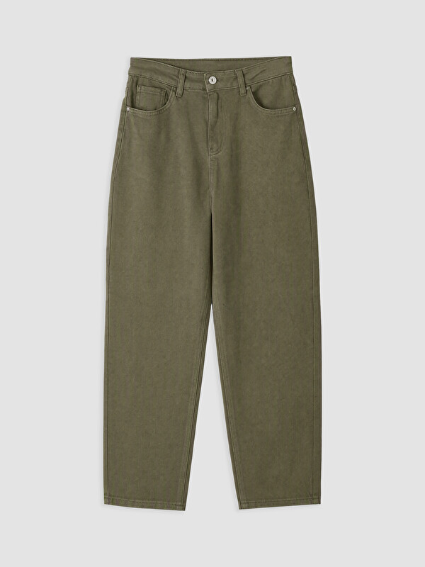 LCWAIKIKI Classic Mom Fit Kadın Jean Pantolon