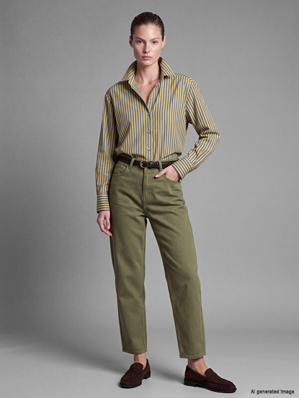 LCWAIKIKI Classic Mom Fit farmerke za Žene
