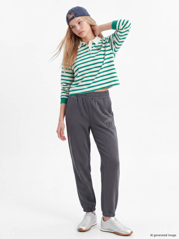 XSIDE Embroidered Women's Thick Jogger Sweatpants