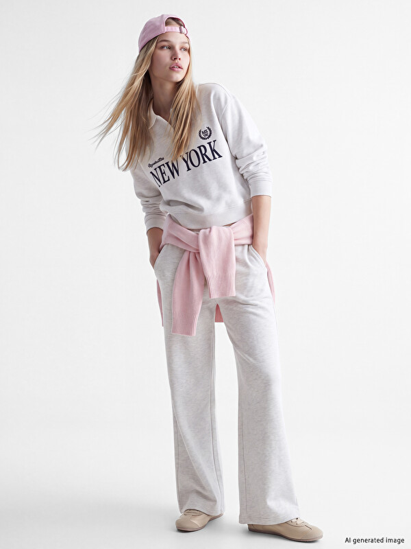XSIDE Woman Grey Sweatpants
