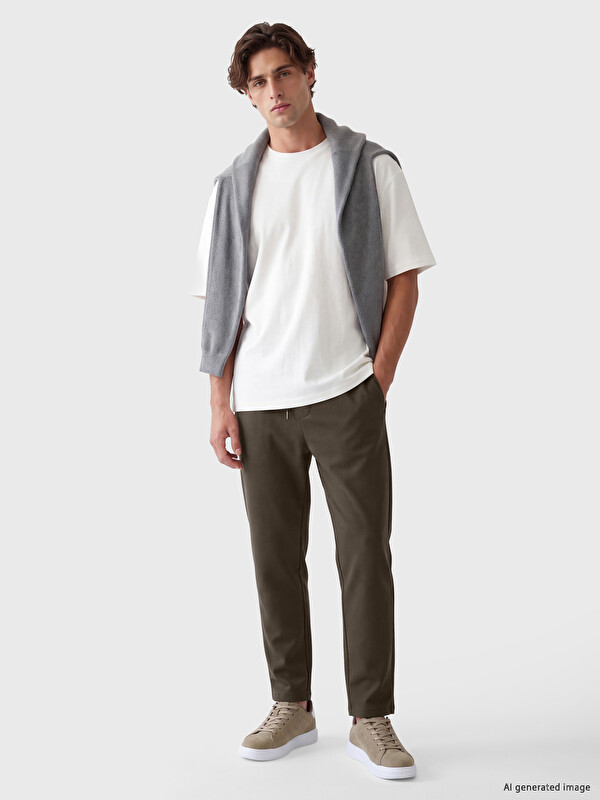 LCW Vision Drawstring Waist Men's Trousers