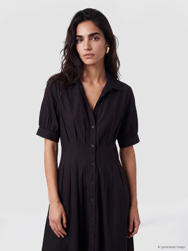LCW Vision Waist Fitted Women's Shirt Dress