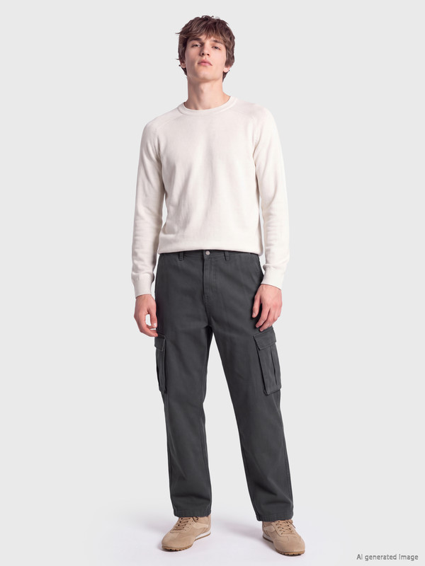 XSIDE Man Anthracite Trousers