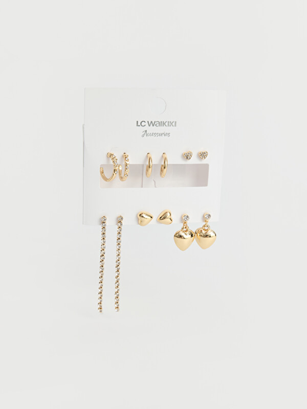 LCW JOY 6-piece Women's Earrings Set