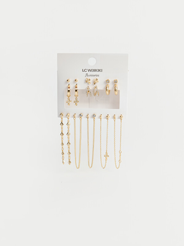 LCW JOY 9-piece Women's Earring Set