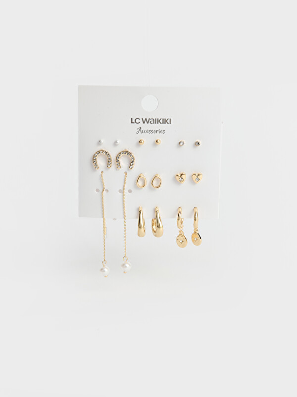 LCW JOY 9-piece Women's Earring Set