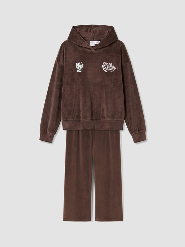 LCW Kids Hello Kitty Embroidered Girls' Tracksuit Set