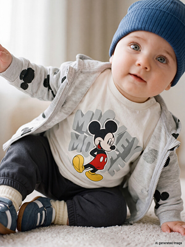 LCW baby Mickey Mouse Štampani 3-dijelni Set za Bebe Dječake