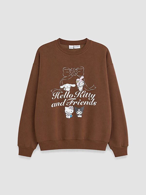 LCW Kids Hello Kitty Girls' Thick Sweatshirt
