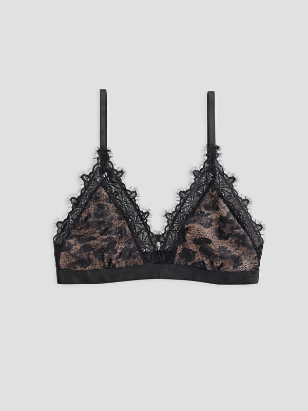 LCW DREAM Balensiz Dolgusuz Leopar Desenli Fantezi Bralet