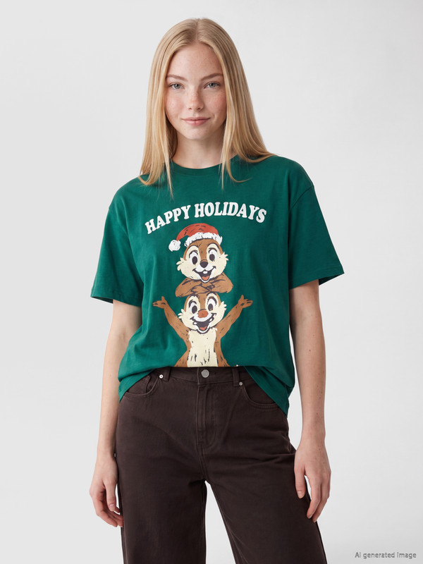 XSIDE Женская футболка с принтом Chip and Dale