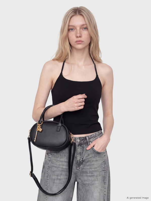 LCW ACCESSORIES Deri Görünümlü Kadın Omuz Çantası