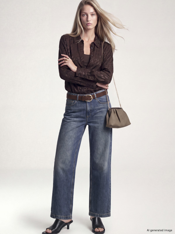 LCW Jeans Nexa traper culotte s remenom