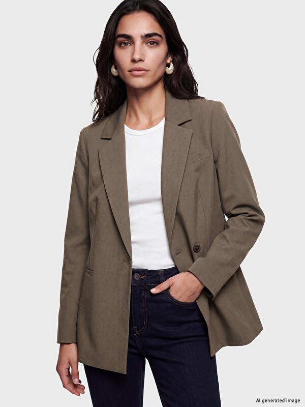 LCW Vision Jacket Lapel Women's Jacket