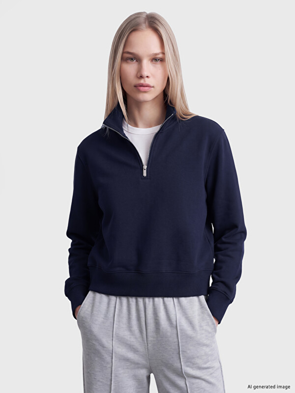 LCW Vision Sweatshirt me jakë të ngritur për gra