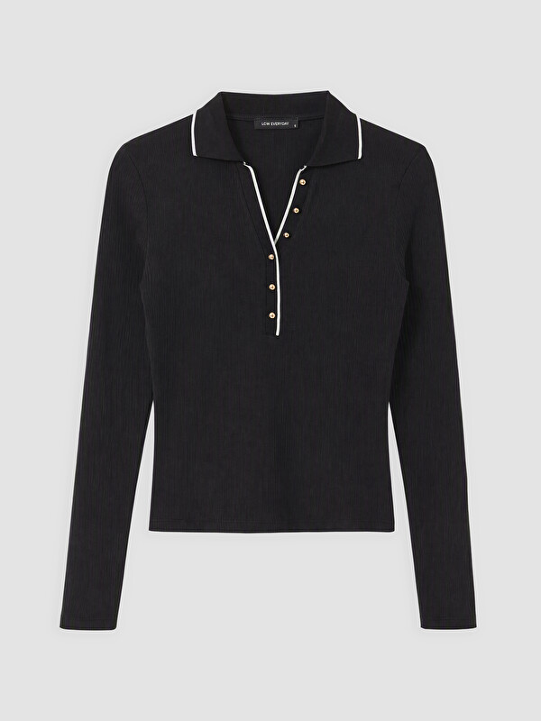 LCW EVERYDAY Polo Yaka Kadın Body
