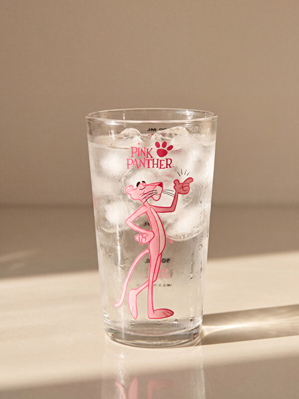 LCW HOME Pink Panther Printed Glass 550 ml