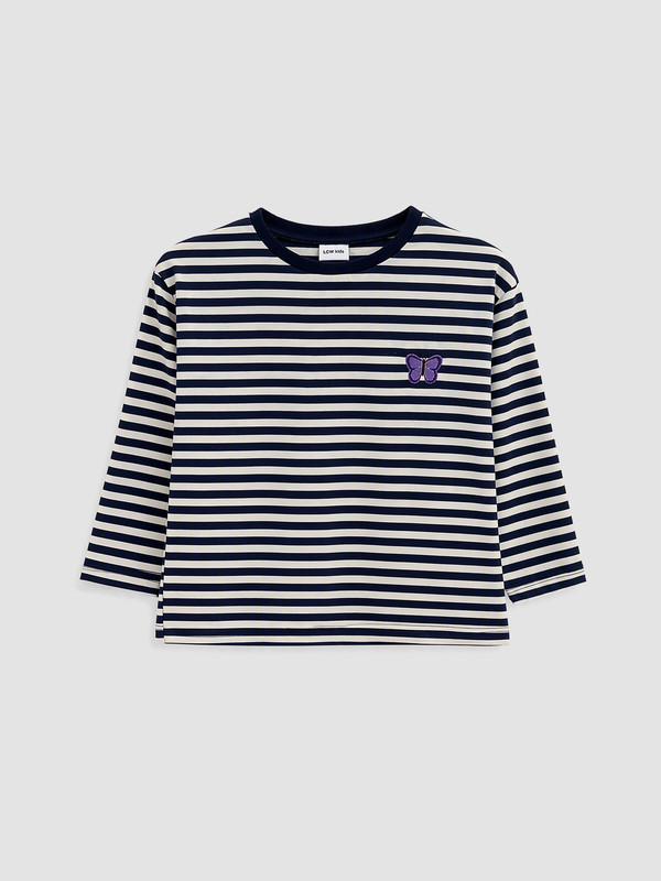 LCW Kids Crew Neck Striped Girls' T-shirt
