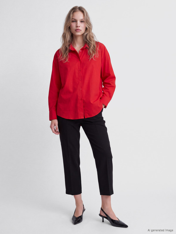 LCW Vision Waist Zippered Women's Fabric Trousers