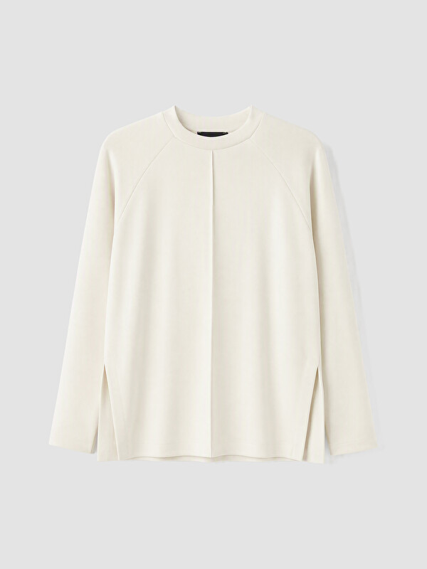 LCW Modest Soft Touch Oversize Kadın Sweatshirt Tunik