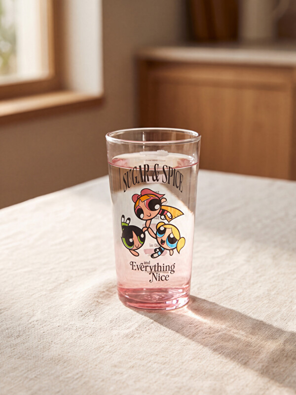 LCW HOME powerpuff girls принтті шыны стақан 550 ml