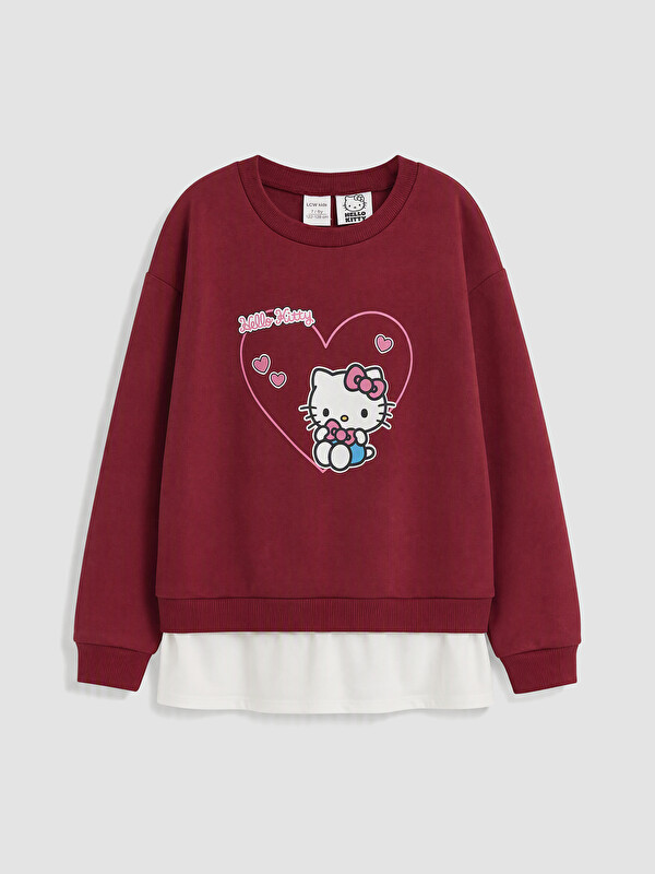 LCW Kids سويت شيرت مطبوع بنات Hello Kitty