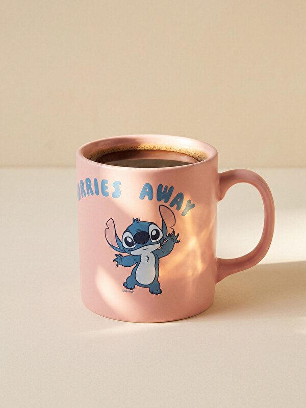LCW HOME Lilo ve Stitch Baskılı Seramik Kupa 320 ml